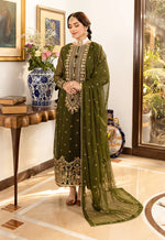 Unstitched Embroidered Lawn 3Pc Suit