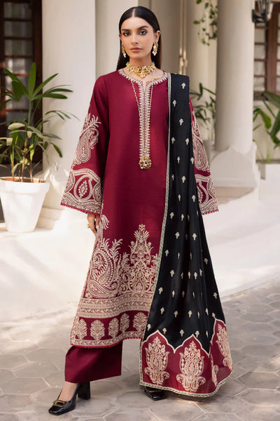 Unstitched Embroidered Lawn 3Pc Suit