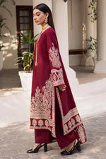 Unstitched Embroidered Lawn 3Pc Suit