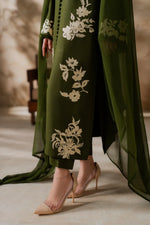 Unstitched Embroidered Lawn 3Pc Suit