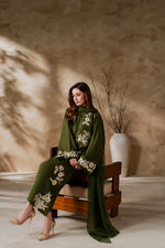 Unstitched Embroidered Lawn 3Pc Suit