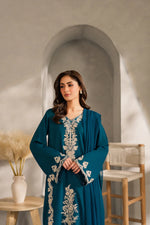 Unstitched Embroidered Lawn 3Pc Suit