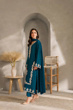 Unstitched Embroidered Lawn 3Pc Suit