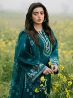 Unstitched Embroidered Lawn 3Pc Suit