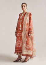 Unstitched Embroidered Lawn 3Pc Suit