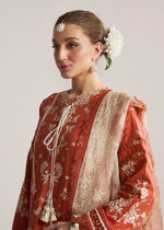 Unstitched Embroidered Lawn 3Pc Suit