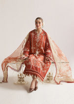 Unstitched Embroidered Lawn 3Pc Suit