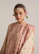 Unstitched Embroidered Lawn 3Pc Suit