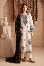 Unstitched Embroidered Lawn 3Pc Suit