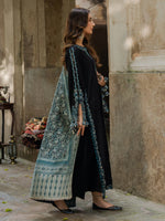 Unstitched Embroidered Lawn 3Pc Suit
