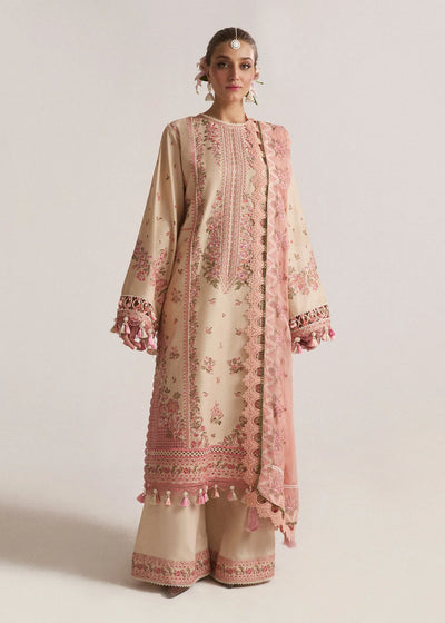 Unstitched Embroidered Lawn 3Pc Suit