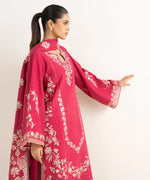 Unstitched Embroidered Lawn 3Pc Suit