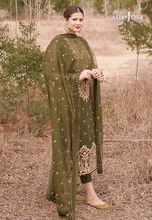 Unstitched Embroidered Lawn 3Pc Suit