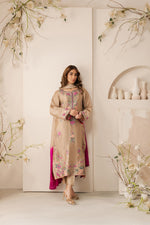 Unstitched Embroidered Lawn 3Pc Suit
