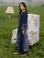 Unstitched Embroidered Lawn 3Pc Suit