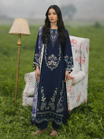 Unstitched Embroidered Lawn 3Pc Suit