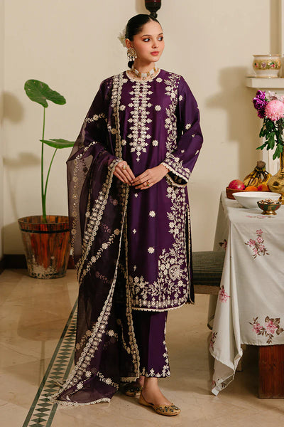 Unstitched Embroidered Lawn 3Pc Suit