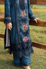 Unstitched Embroidered Lawn 3Pc Suit
