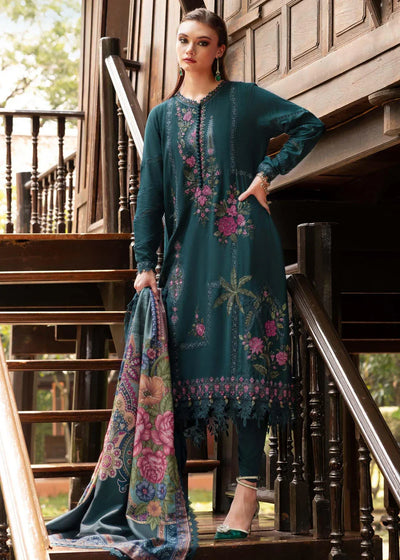 Unstitched Embroidered Lawn 3Pc Suit