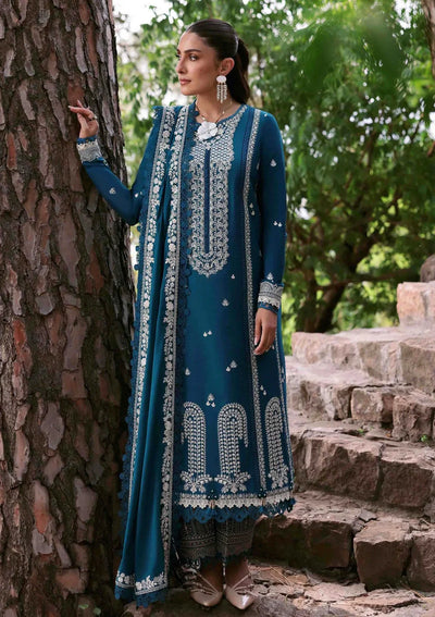 Unstitched Embroidered Lawn 3Pc Suit