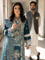 Unstitched Embroidered Lawn 3Pc Suit
