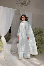 Unstitched Embroidered Lawn 3Pc Suit