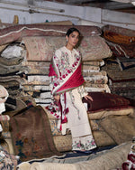Unstitched Embroidered Lawn 3Pc Suit