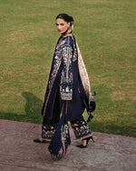 Unstitched Embroidered Lawn 3Pc Suit