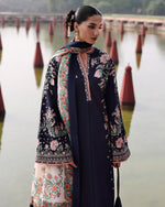 Unstitched Embroidered Lawn 3Pc Suit