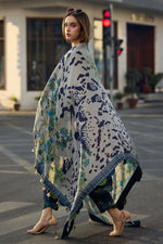 Unstitched Embroidered Lawn 3Pc Suit