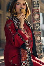 Unstitched Embroidered Lawn 3Pc Suit