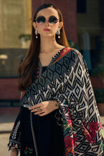 Unstitched Embroidered Lawn 3Pc Suit