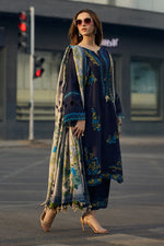 Unstitched Embroidered Lawn 3Pc Suit